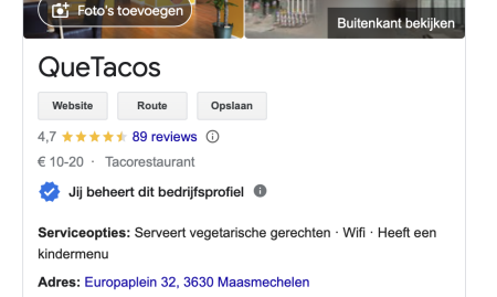 QueTacos - Restaurant te Maasmechelen te koop of te huur (franchise) image