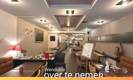 Wenduine - Overname instapklare Brasserie - Restaurant met TERRAS - Ref. 06/10824