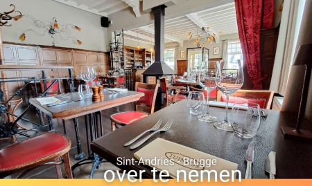 Sint-Andries - Brugge - Overname instapklare Brasserie - Restaurant met Terras, Tuin en Woonst - Ref. 06/10760 image