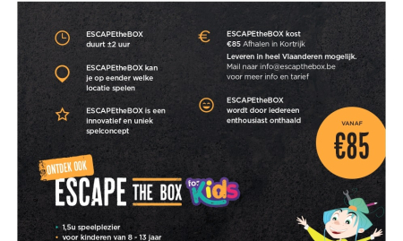 ESCAPEtheBOX - EEN UNIEK SPELCONCEPT VOOR TEAMBUILDINGS image