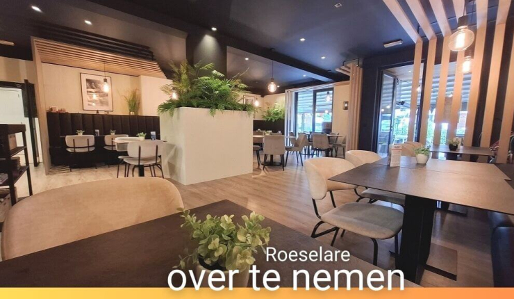 Roeselare - Overname instapklaar Restaurant - Brasserie met BUITENTERRAS - Ref. 06/10758