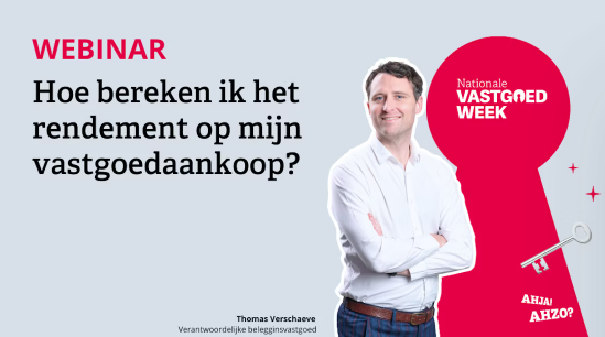 Webinar Hoe bereken ik het rendement op mijn vastgoedinvestering?